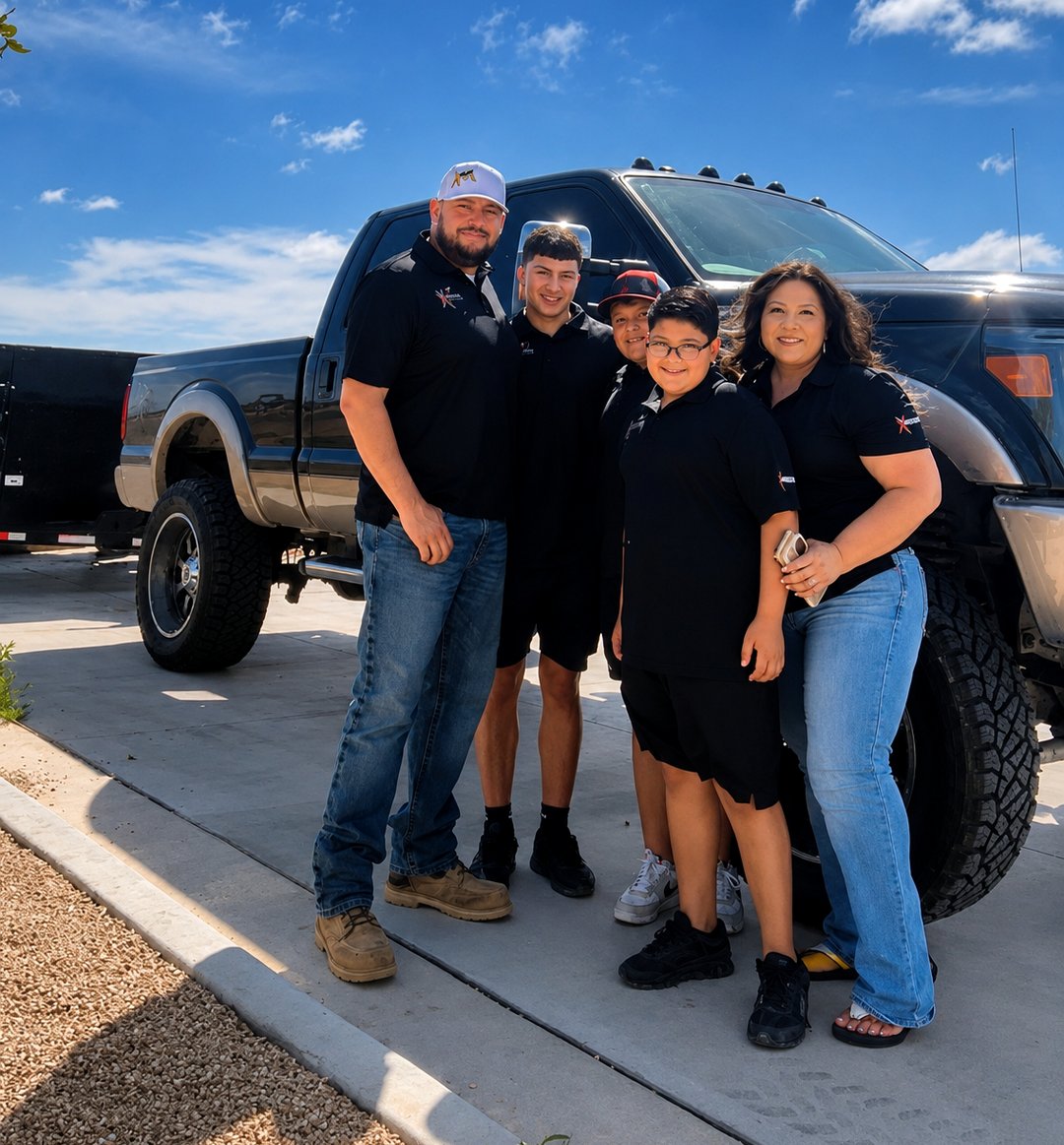 Gerardo Orozco and family — Demolition X, Lubbock TX